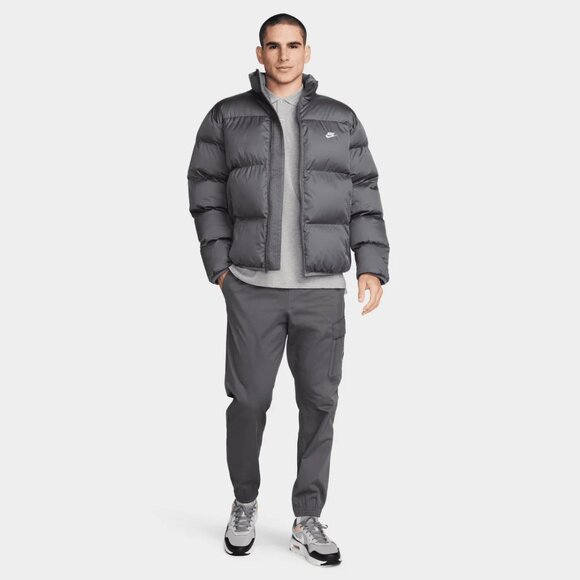 Nike Primaloft Iron Grey Puffer Jacket Coat Sportswear Club FB7368-068 XL NEW - Picture 5 of 6